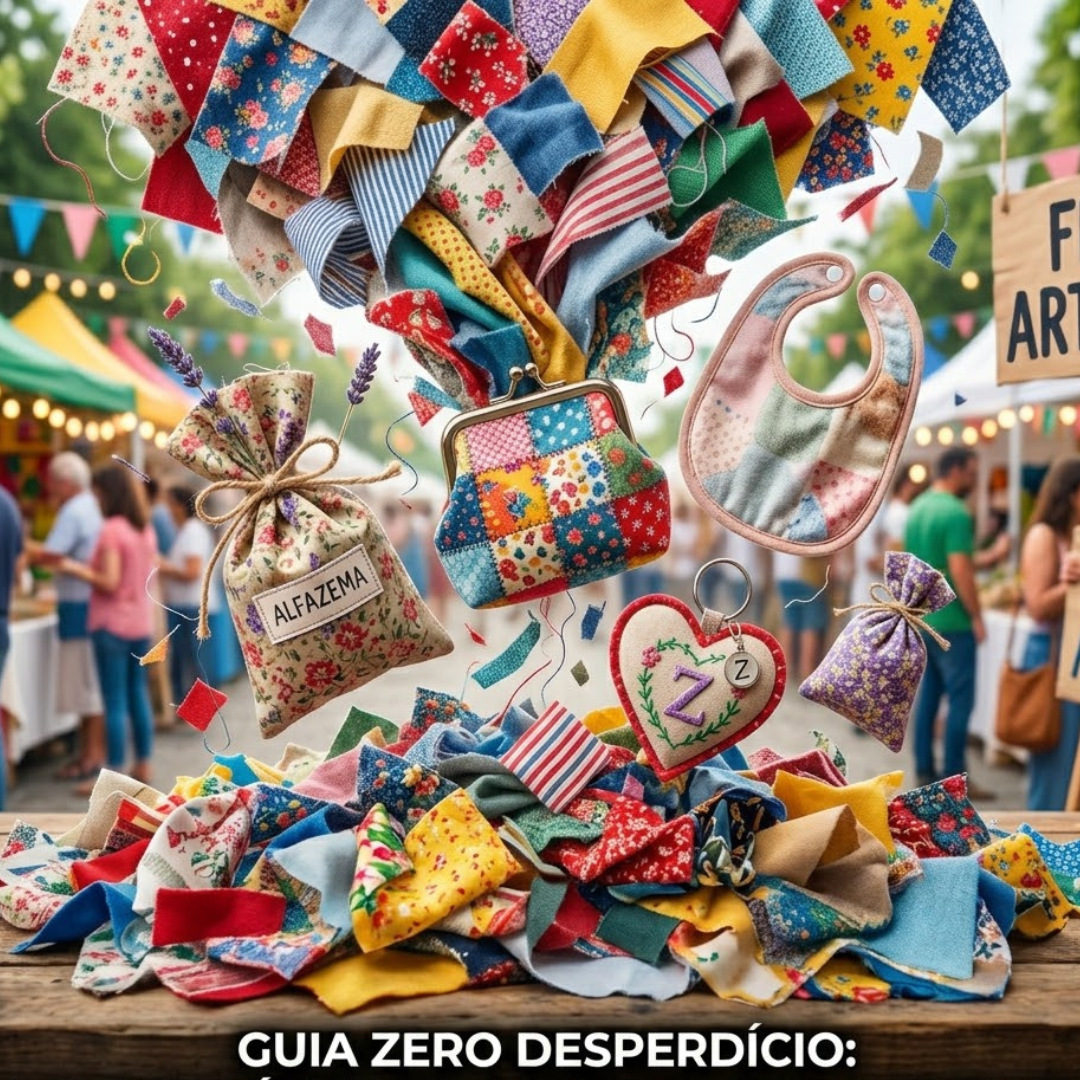 O artesanato sustentável não é apenas sobre o que fazemos, mas sobre como fazemos. Ao adotar estes 5 projetos, está a dar um passo importante para um atelier mais verde e lucrativo. Os quadrados de tecido são a unidade básica de construção da costura criativa; são versáteis, fáceis de manusear e, acima de tudo, cheios de potencial.